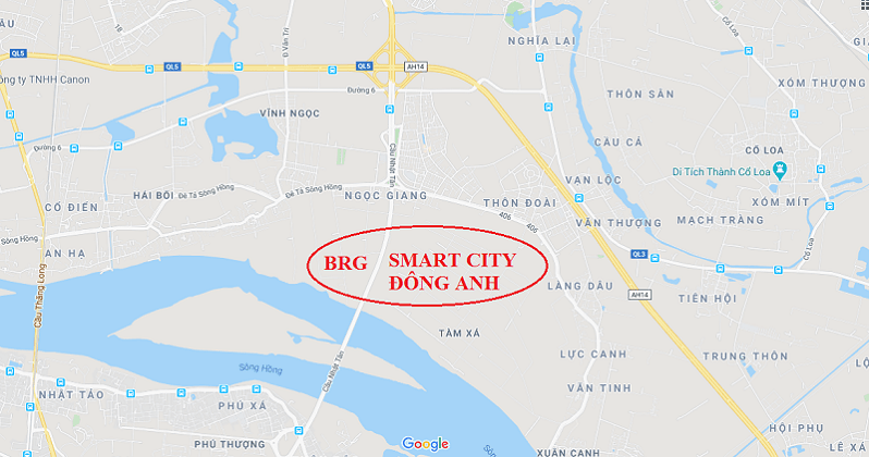 Chung cư Brg Smart City Đông Anh ở đâu?